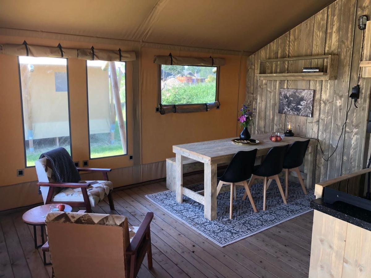 De Hazelaarshof Luxe Glampingtent Bij Natuurgebied De Millingerwaard Kekerdom Экстерьер фото