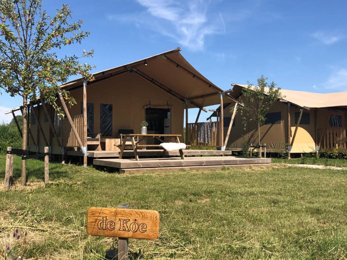 De Hazelaarshof Luxe Glampingtent Bij Natuurgebied De Millingerwaard Kekerdom Экстерьер фото