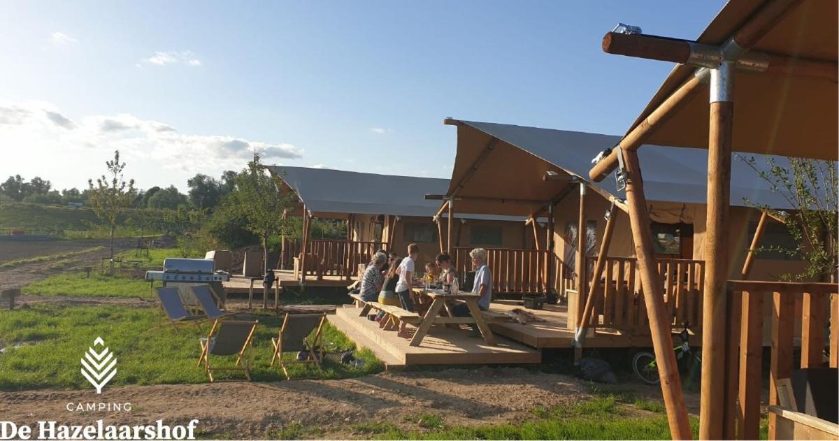 De Hazelaarshof Luxe Glampingtent Bij Natuurgebied De Millingerwaard Kekerdom Экстерьер фото